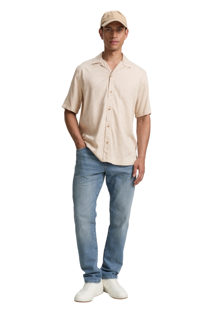 COMFORT FIT OVERHEMD MET KORTE MOUWEN IN HAWAII LOOK 1046091XX10 37935